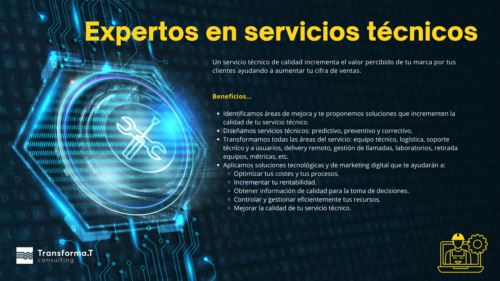 Transformación digital de servicios técnicos